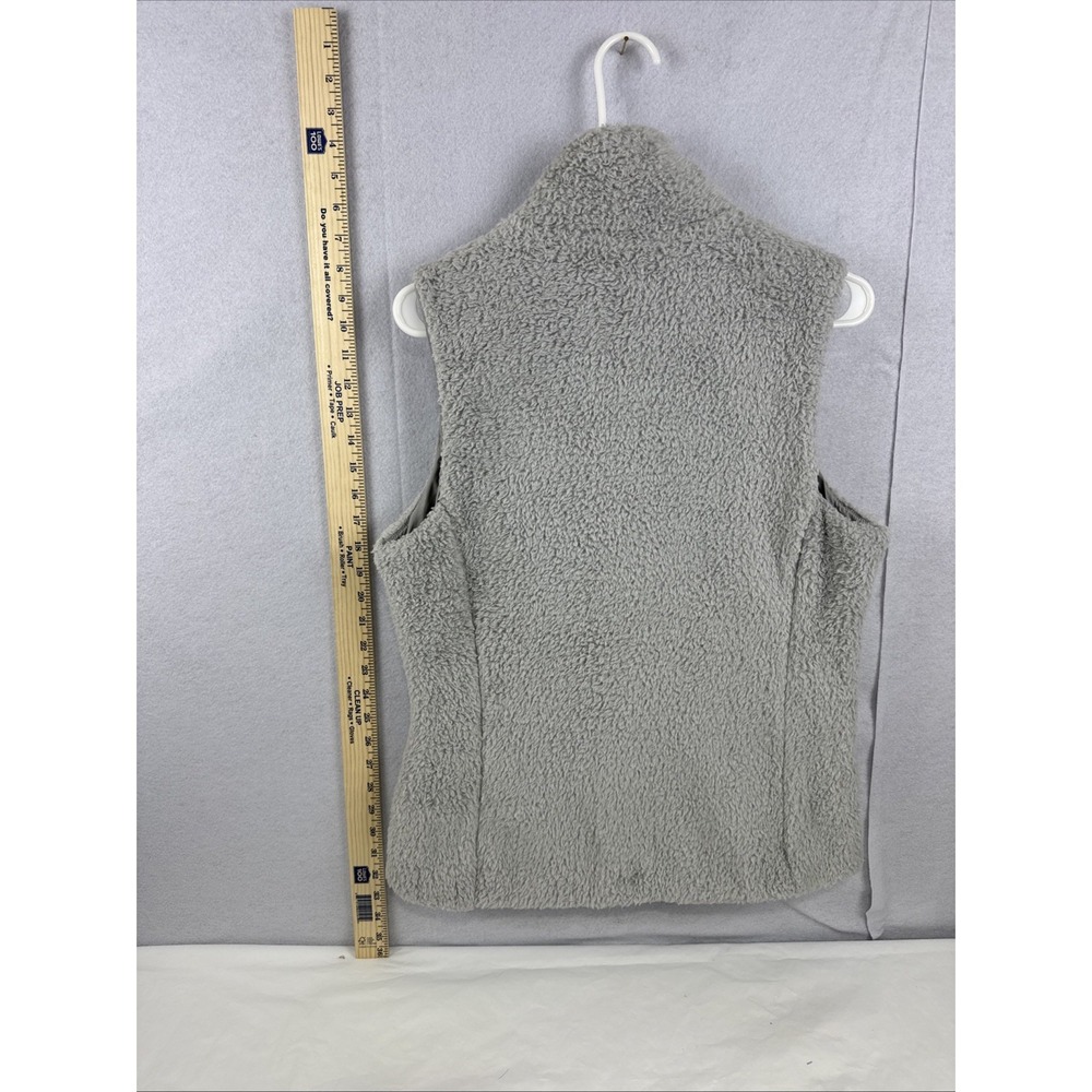 Patagonia Vest Women's Sz Large Gray W's Los Gatos Deep Pile Fleece Style 25215 - Picture 6 of 6